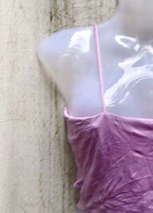 Cute Lavender Crop Top