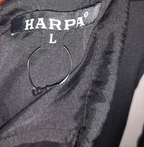 Harpa Striped Jumpsuit Black/White ♡Thread Detail