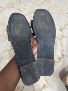 Worn Twice Zara Flip Flop Size 35