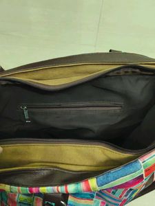 Colorful Striped Tote Bag