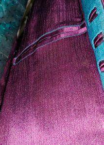 Teal Vest with Pink Accents