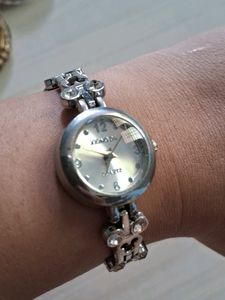 Silver Colour Ladies Watch