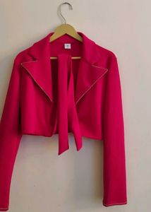 Vesy Stuning Short Blazer With Skirt