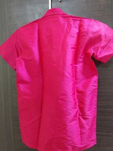 Hot Pink Short Sleeve Shirt