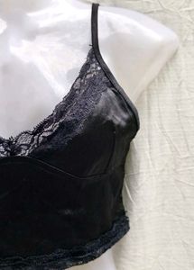 HOT BLACK CORSET TOP