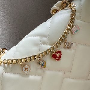 Red heart bag charm