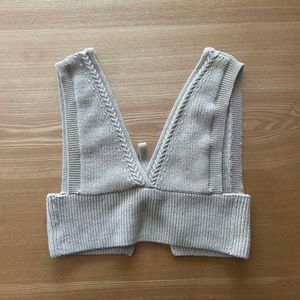 Knitted Crop Top Vest