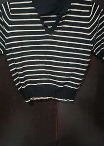 Polo Neck Top
