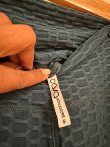 Super Sexy Textured Teal Leggings
