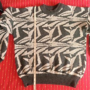 SALE🎀Baggy Sweater Grey White