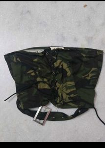 Camouflage Corset Top
