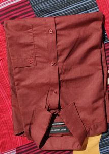 Burgundy Formal Shirt