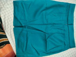 Teal Pencil Skirt