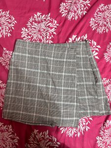 Plaid Skort