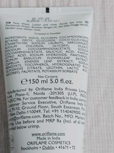 Oriflame Pure Skin Deep Cleanse Face Wash