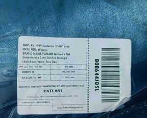 Elegant Blue Embroidered Lehenga Choli