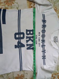 D.J.C. FULL SLEEVE WHITE COLOUR FEW TIMES WORN