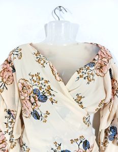 Cream Floral Top (Women)