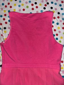 Pink Asymmetrical Dress