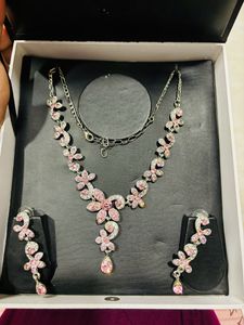 Elegant Necklace Jewellery Wid Earrings