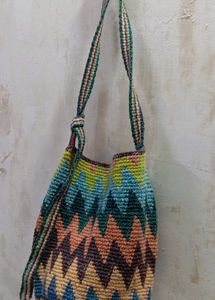 Colorful Crochet Sling Bag