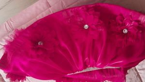 Red Flower Girl Dress