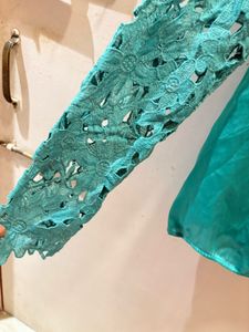 Beautiful Imported Lace Trim Top