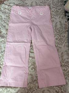 Zara Pink Wide Leg Trousers