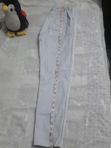 Gray Casual Pants