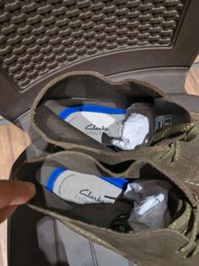 Brand new Clarks Grey Boots slight damage factory