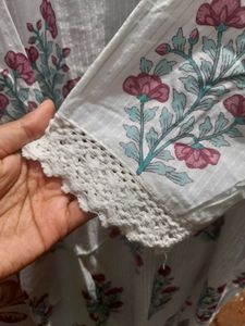 Floral Print Kurta