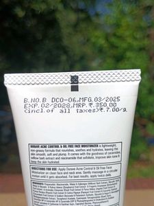 Fixderma Durave Acne Control Moisturizer