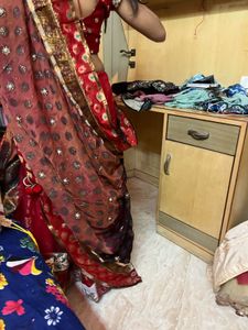 Red Three Piece Lehenga