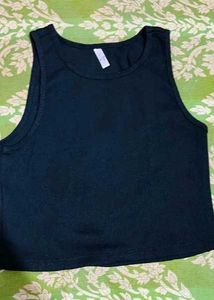 Combo  Of Black And White Crop Tops