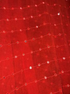 Red Sequin Dupatta