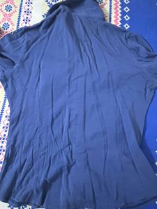 Office Siren Blue Button-Down Shirt