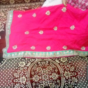 Pink Embroidered Lehenga Choli