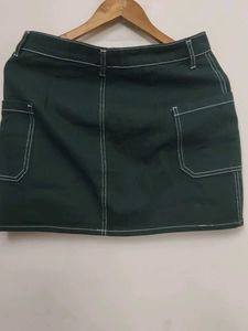 Green Mini Skirt
