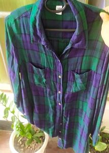 Plaid Shirt Dress