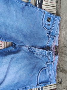 Stylish Light Wash Denim Jeans