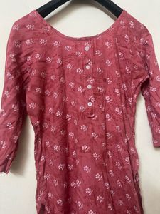 Simple Pink Kurti