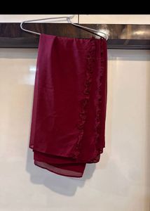 Maroon Embroidered Kurta set