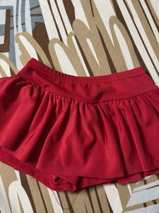 Red Ruffle Swimsuit
