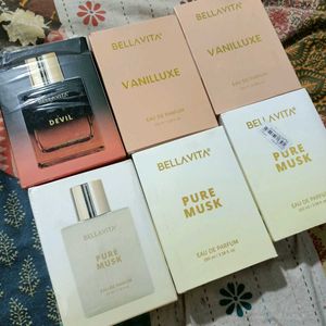 combo of 3 perfume and 1 attar set