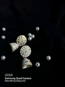 Small White Earrings