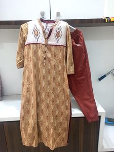 Pure Cotton Pant N Kurti