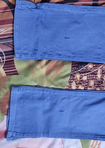 Blue Wide Leg Jeans