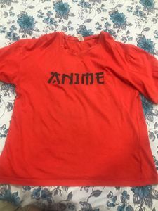 Red Anime T-shirt