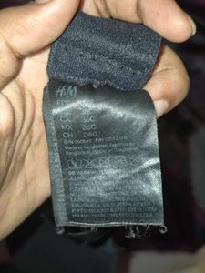 lightly padded Black Bra