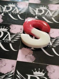 Resin Alfabet Keychain